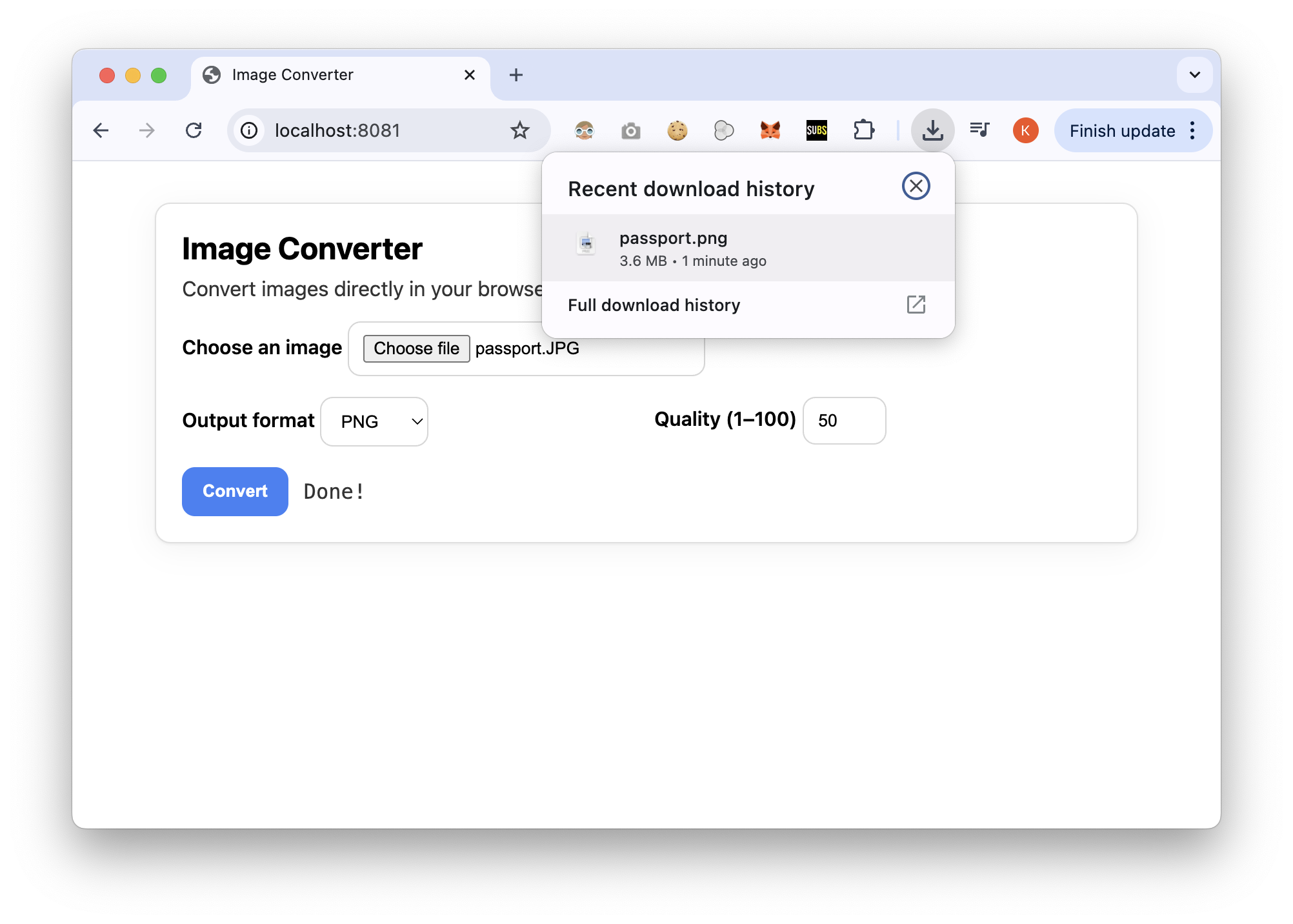 Image Converter screenshot